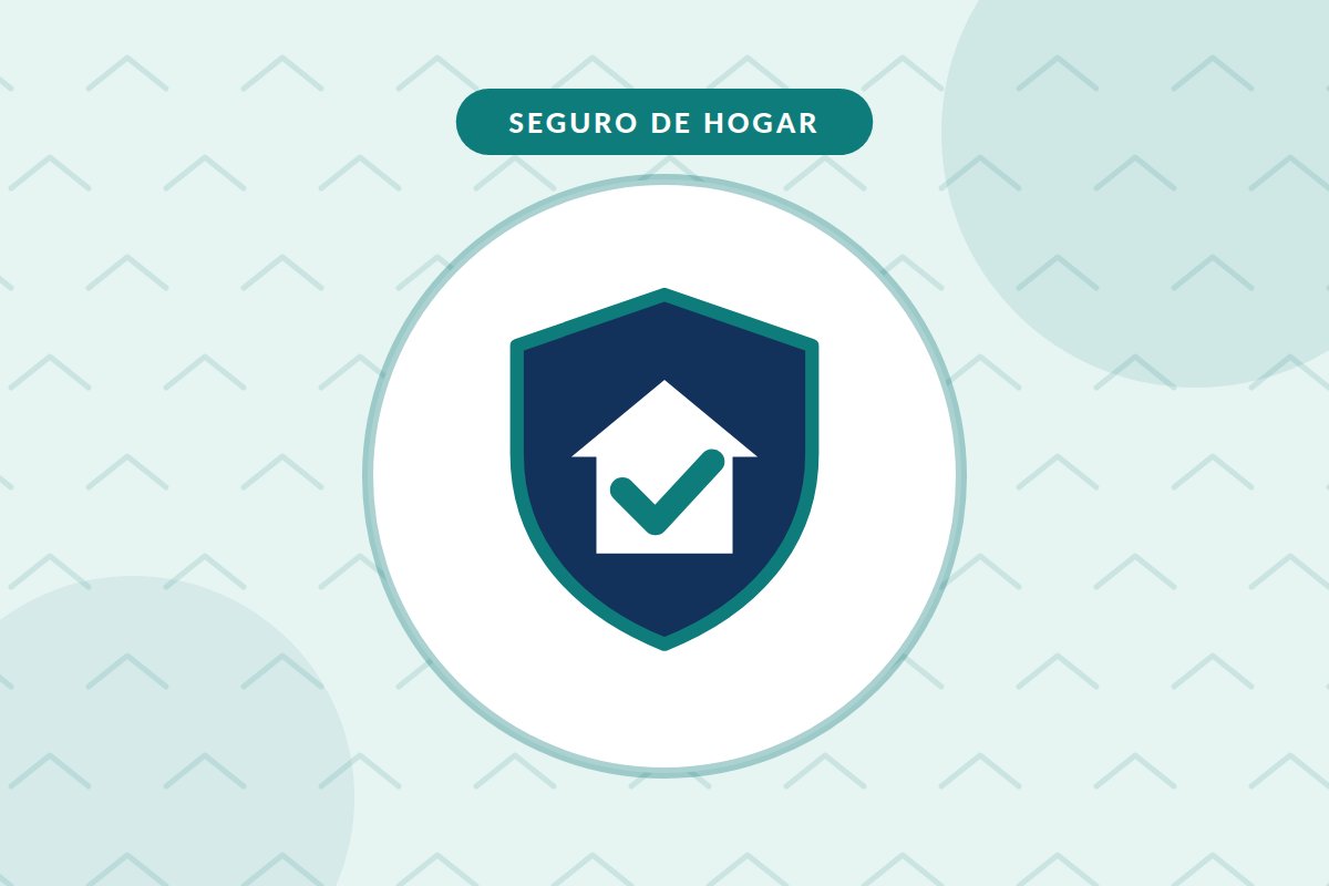 Qué cubre el seguro de hogar: escudo con una casa y un check