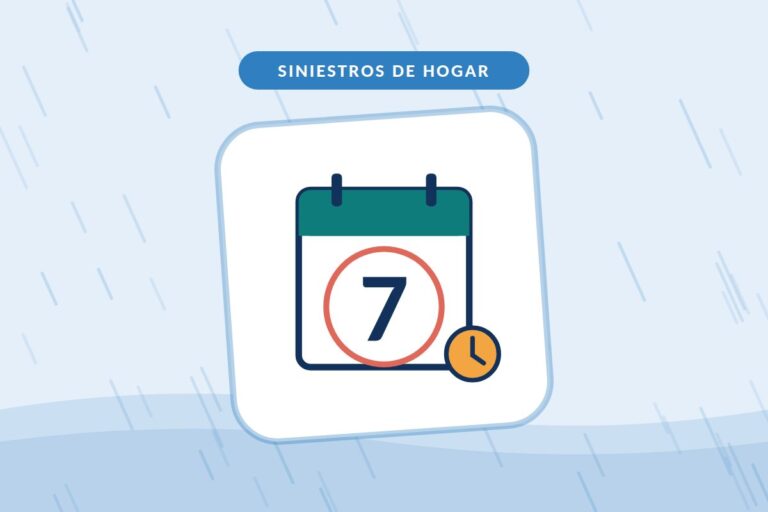 Plazo para comunicar un siniestro: calendario con el número 7 marcado