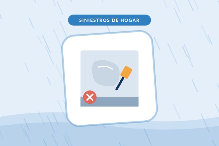 Reparación del seguro mal hecha: pared con un parche de pintura distinta
