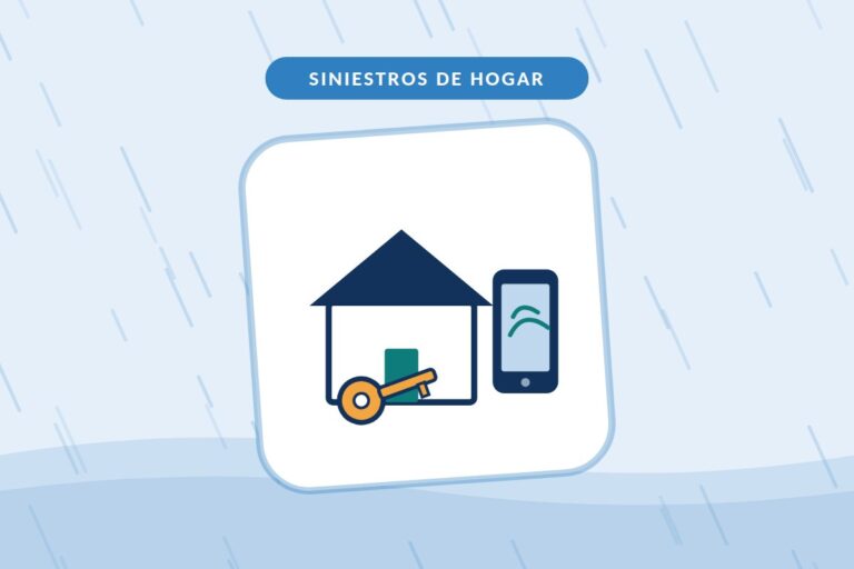 Siniestro en piso alquilado: casa con una llave y un teléfono