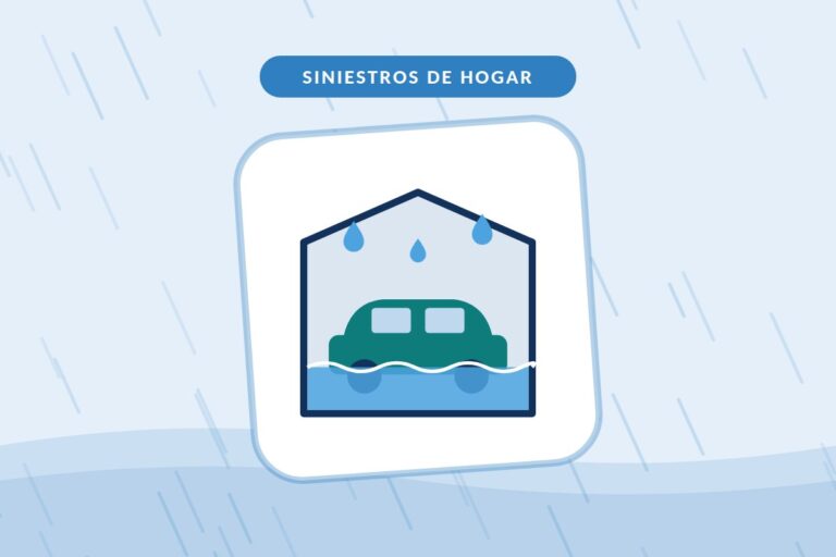 Inundación en garaje y seguro: coche con agua hasta las ruedas