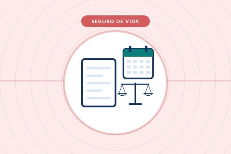 Seguro de vida y suicidio: documento legal con una balanza y un calendario
