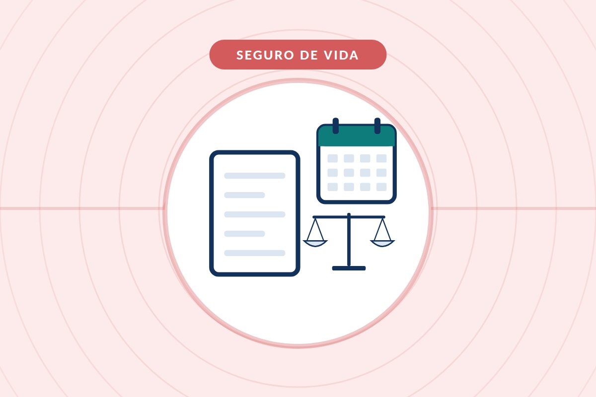 Seguro de vida y suicidio: documento legal con una balanza y un calendario